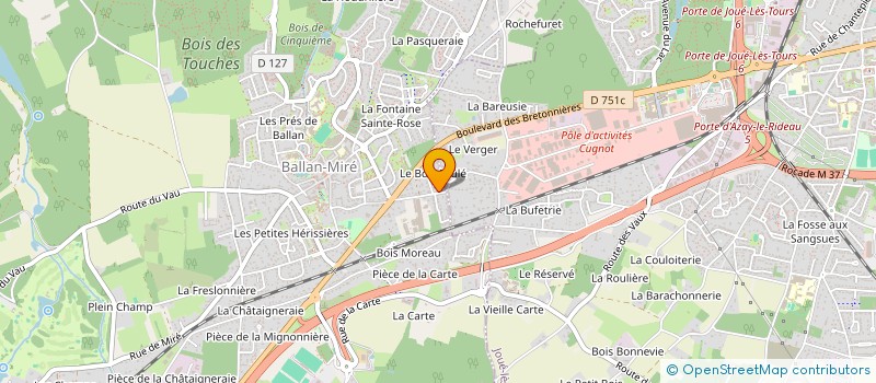 localisation de l'entreprise MONSIEUR FRANCK DROUARD à BALLAN-MIRE