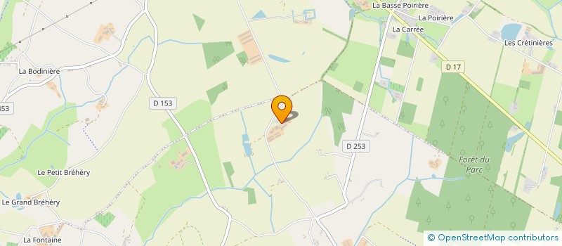 localisation de l'entreprise MONSIEUR FRANCK DROUET  OREE-D'ANJOU