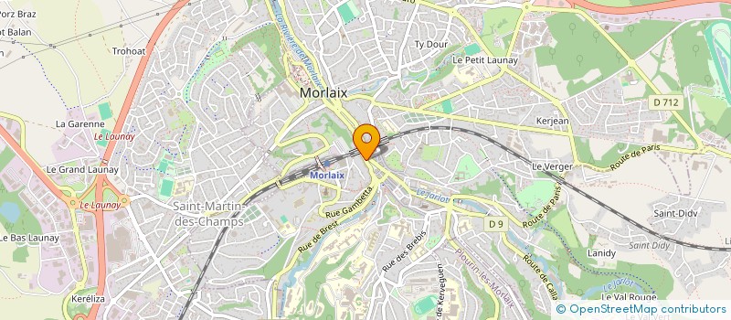 localisation de l'entreprise MONSIEUR FRANCK DRUBAY  MORLAIX