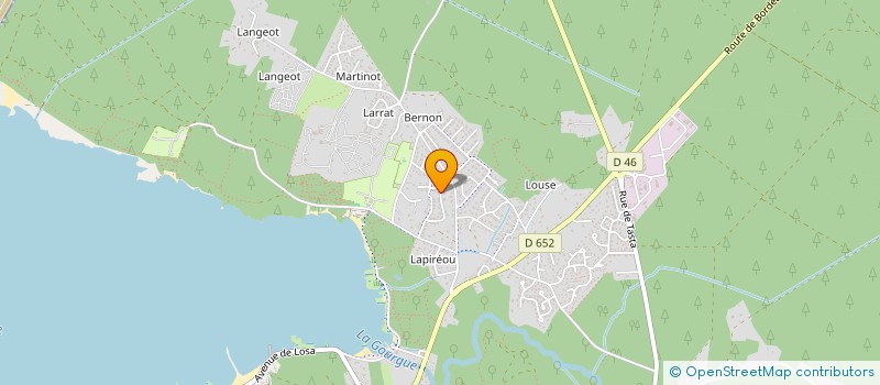 localisation de l'entreprise MONSIEUR FRANCK DRUET  SANGUINET