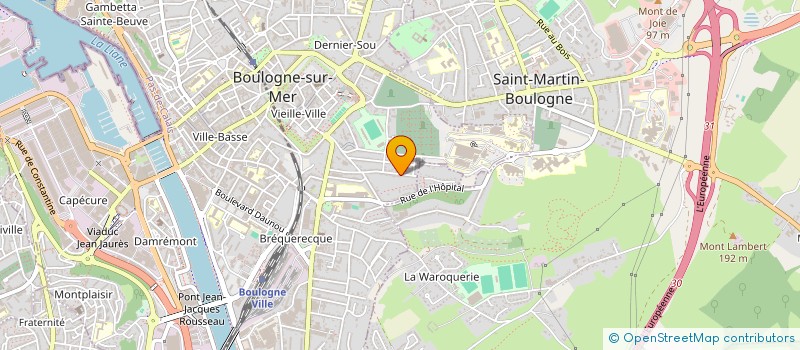 localisation de l'entreprise MONSIEUR FRANCK DUBOIS à BOULOGNE-SUR-MER