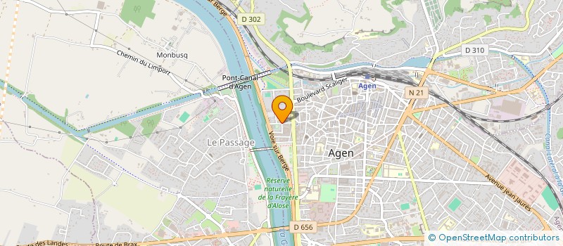 localisation de l'entreprise MONSIEUR FRANCK DUBOIS à AGEN