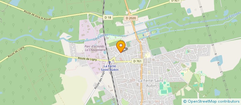localisation de l'entreprise MONSIEUR FRANCK DUBOIS à LA FERTE-SAINT-AUBIN