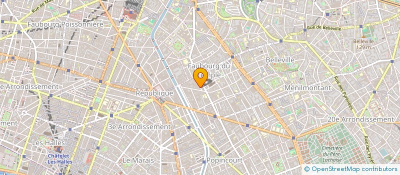 localisation de l'entreprise MONSIEUR FRANCK DUBRAY  PARIS