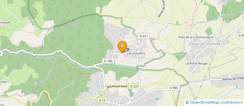 localisation de l'entreprise MONSIEUR FRANCK DUCLOS  CHATEL-GUYON