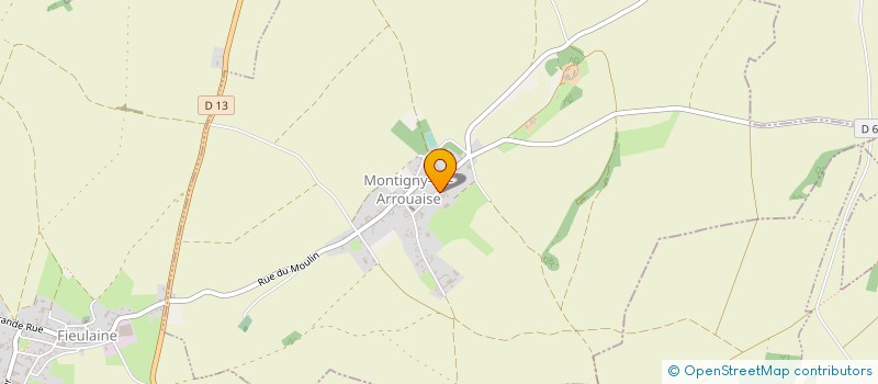 localisation de l'entreprise MONSIEUR FRANCK DUCROT  MONTIGNY EN ARROUAISE