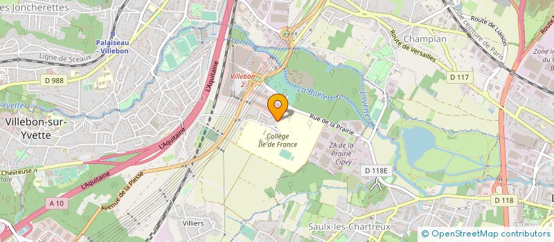 localisation de l'entreprise MONSIEUR FRANCK DUCROT  VILLEBON-SUR-YVETTE