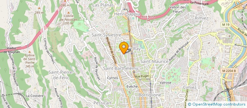 localisation de l'entreprise MONSIEUR FRANCK DUFOUR à NICE