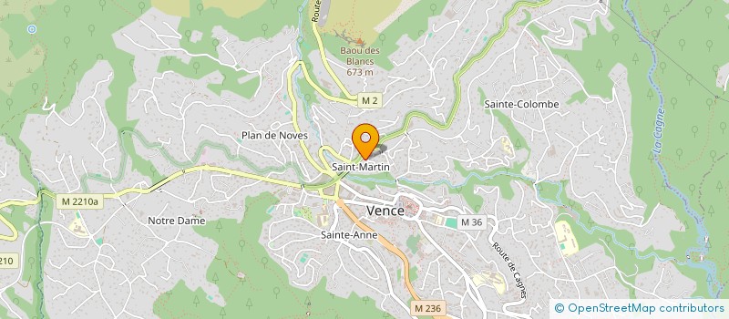 localisation de l'entreprise MONSIEUR FRANCK DUFUMONT à VENCE