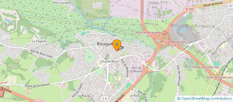 localisation de l'entreprise MONSIEUR FRANCK DUGAST à BOUGUENAIS