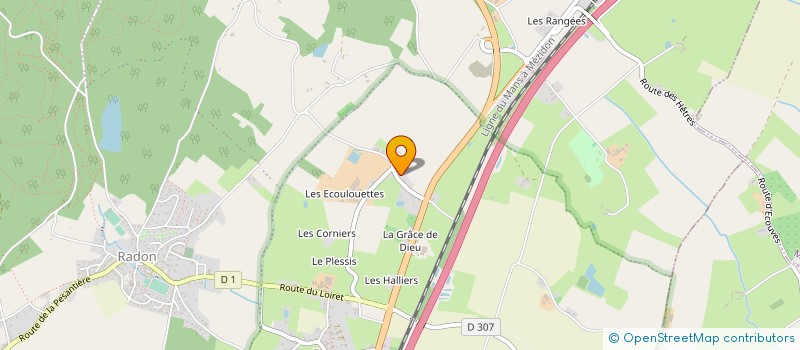 localisation de l'entreprise MONSIEUR FRANCK DUGUE à ECOUVES