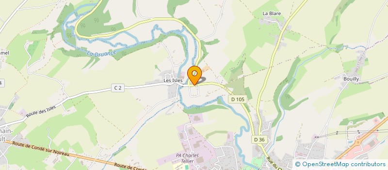 localisation de l'entreprise MONSIEUR FRANCK DUJARDIN  CONDE-EN-NORMANDIE