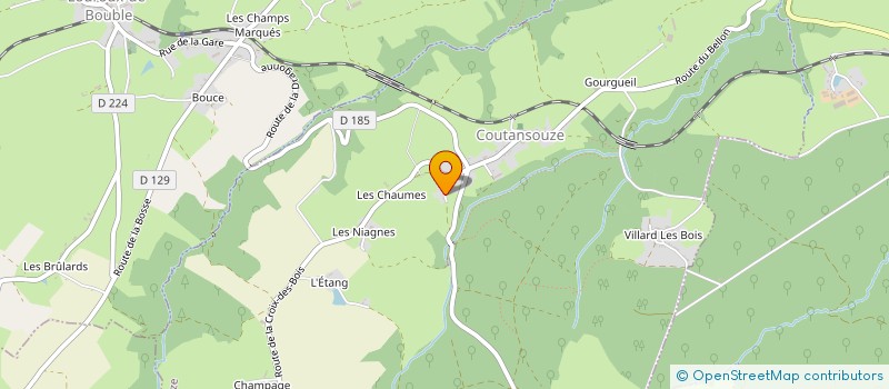 localisation de l'entreprise MONSIEUR FRANCK DUJON  COUTANSOUZE