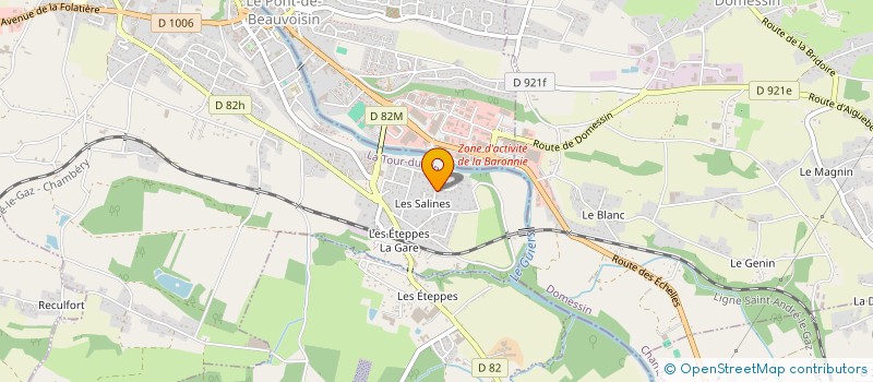 localisation de l'entreprise MONSIEUR FRANCK DULLIN  LE PONT-DE-BEAUVOISIN