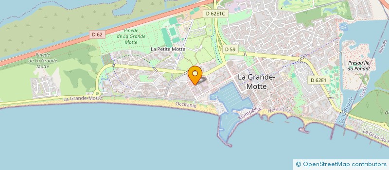 localisation de l'entreprise MONSIEUR FRANCK DUMAS  LA GRANDE-MOTTE