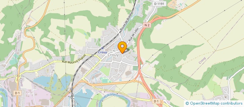 localisation de l'entreprise MONSIEUR FRANCK DUMONT  CROUY