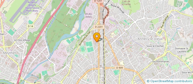 localisation de l'entreprise MONSIEUR FRANCK DUMOULIN à ANNECY