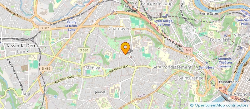 localisation de l'entreprise MONSIEUR FRANCK DUNIERE  LYON