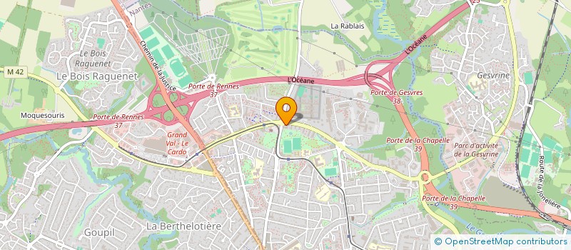 localisation de l'entreprise MONSIEUR FRANCK DUPAS à NANTES