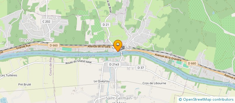localisation de l'entreprise MONSIEUR FRANCK DUPONT à MOULEYDIER