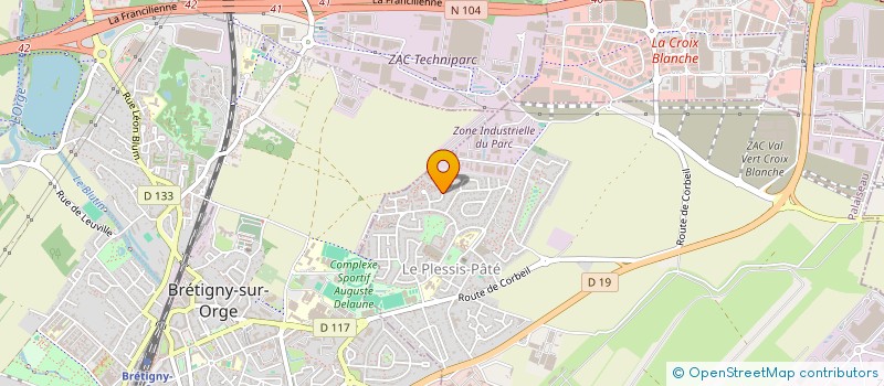 localisation de l'entreprise MONSIEUR FRANCK DUPONT  LE PLESSIS-PATE