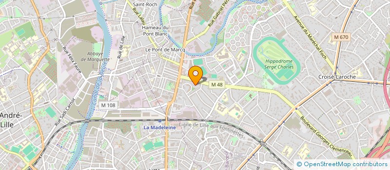 localisation de l'entreprise MONSIEUR FRANCK DUPONT à MARCQ-EN-BARŒUL
