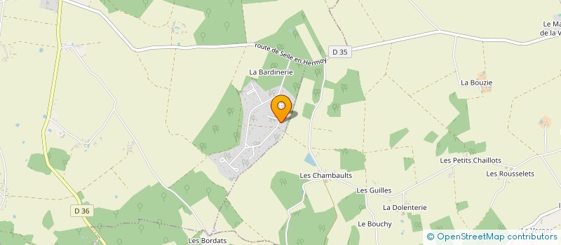 localisation de l'entreprise MONSIEUR FRANCK DUPONT à LA SELLE-EN-HERMOY