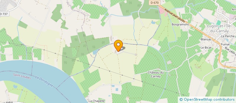 localisation de l'entreprise MONSIEUR FRANCK DUPUY  CADILLAC-EN-FRONSADAIS