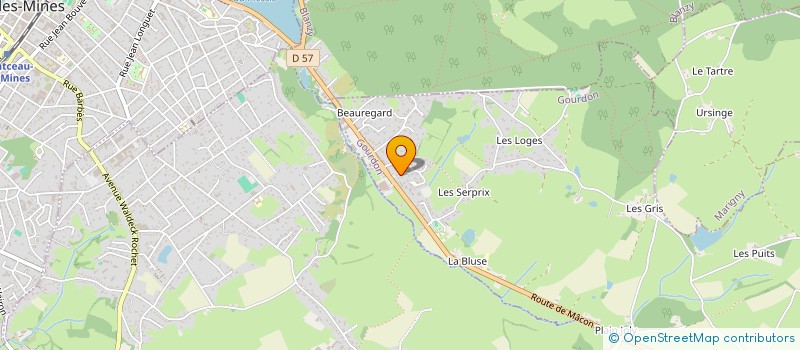 localisation de l'entreprise MONSIEUR FRANCK DUPUY à GOURDON