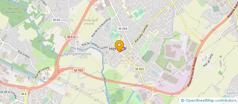 localisation de l'entreprise MONSIEUR FRANCK DUQUESNE à MARCQ-EN-BARŒUL