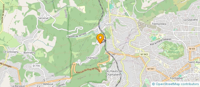 localisation de l'entreprise MONSIEUR FRANCK DURIF  DURTOL