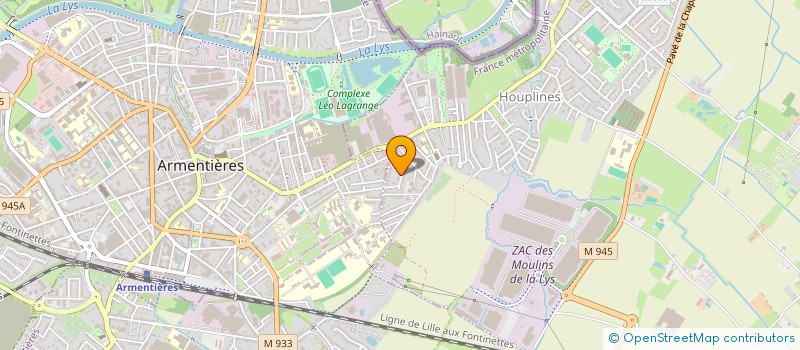 localisation de l'entreprise MONSIEUR FRANCK DUTERTE  HOUPLINES