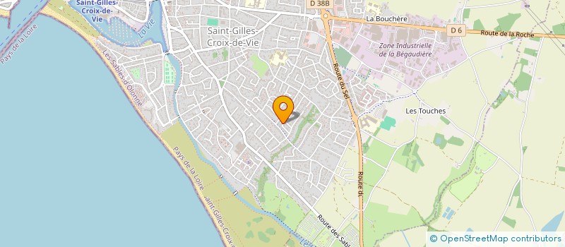 localisation de l'entreprise MONSIEUR FRANCK DUTERTRE à SAINT-GILLES-CROIX-DE-VIE
