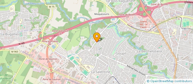 localisation de l'entreprise MONSIEUR FRANCK DUTERTRE à ORVAULT