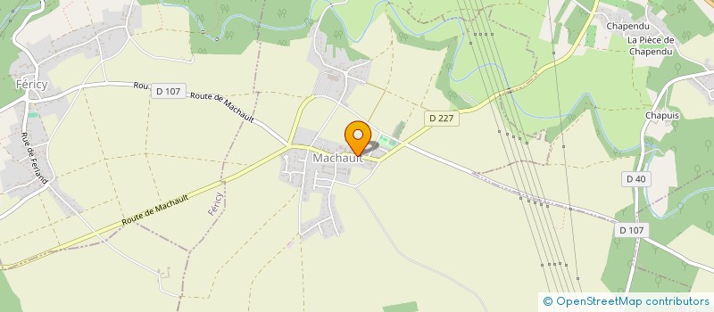 localisation de l'entreprise MONSIEUR FRANCK DUVAL  MACHAULT