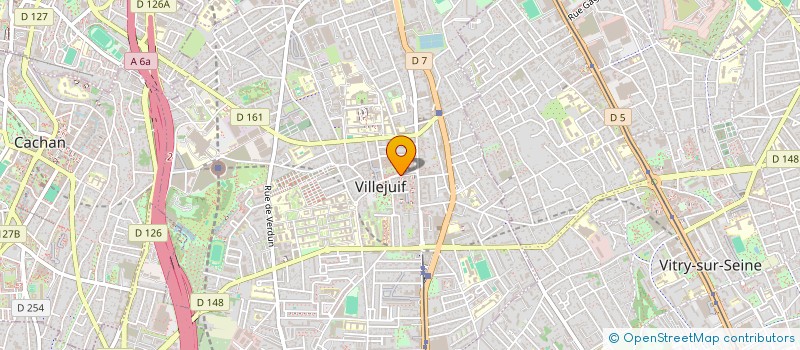 localisation de l'entreprise MONSIEUR FRANCK DYLAN NGUEMA OBAME  VILLEJUIF