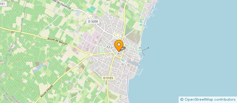 localisation de l'entreprise MONSIEUR FRANCK EBERLE à MARSEILLAN