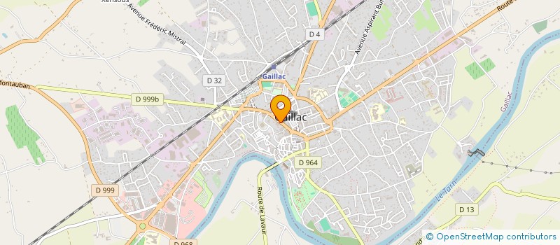 localisation de l'entreprise MONSIEUR FRANCK EGO  GAILLAC