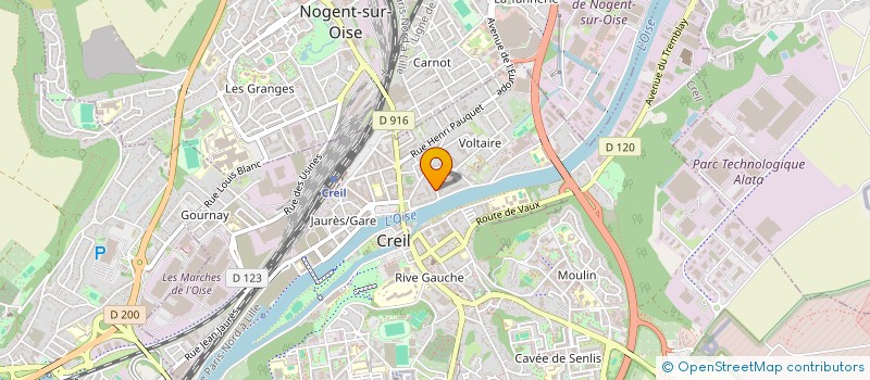 localisation de l'entreprise MONSIEUR FRANCK ELEIH-ELEIH  CREIL