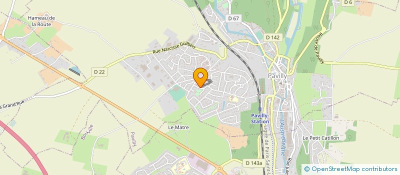 localisation de l'entreprise MONSIEUR FRANCK ELIOT  PAVILLY