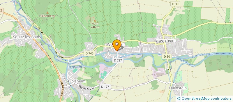 localisation de l'entreprise MONSIEUR FRANCK ELLUL  WOLXHEIM