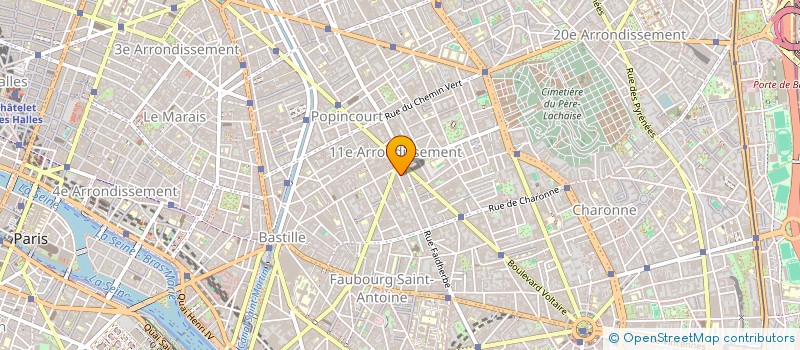 localisation de l'entreprise MONSIEUR FRANCK ELUARD  PARIS