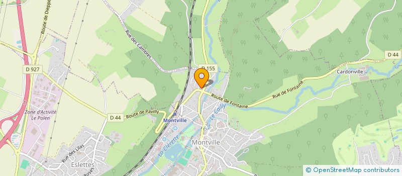 localisation de l'entreprise MONSIEUR FRANCK EMO  MONTVILLE