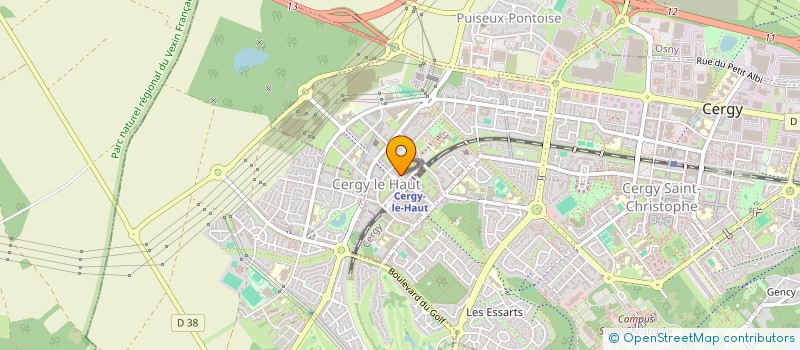 localisation de l'entreprise MONSIEUR FRANCK ENDAMNE  CERGY