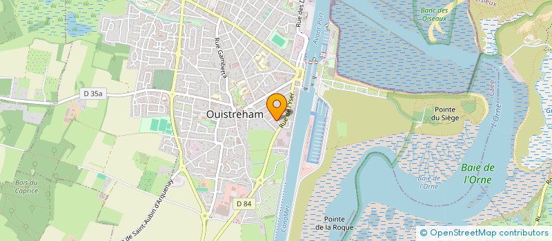 localisation de l'entreprise MONSIEUR FRANCK ERNAULT  OUISTREHAM