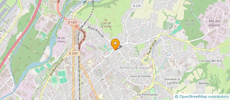 localisation de l'entreprise MONSIEUR FRANCK ERRANTE à ANNECY