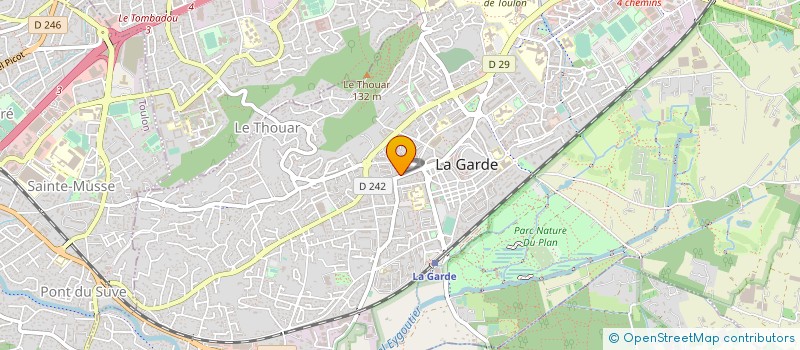 localisation de l'entreprise MONSIEUR FRANCK ERRERA à LA GARDE