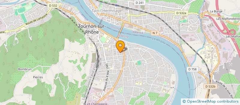 localisation de l'entreprise MONSIEUR FRANCK ESPEIL à TOURNON-SUR-RHONE