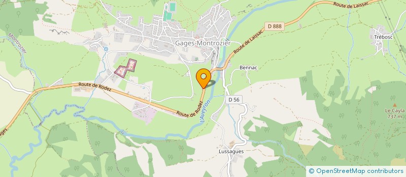 localisation de l'entreprise MONSIEUR FRANCK ESPITALIER  AGEN-D'AVEYRON