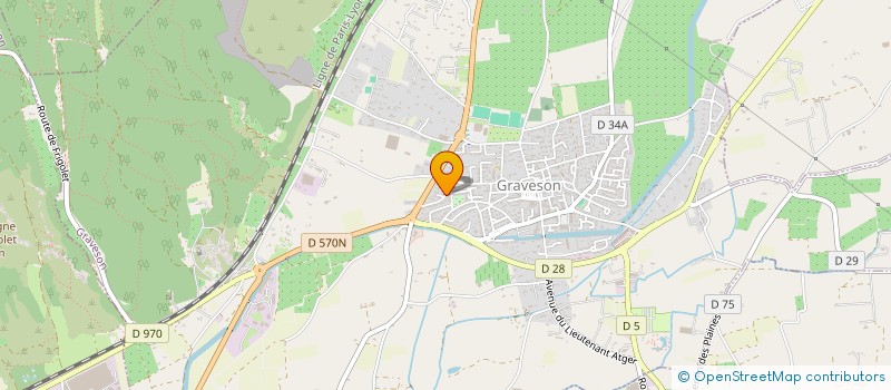 localisation de l'entreprise MONSIEUR FRANCK ESPOSITO  GRAVESON